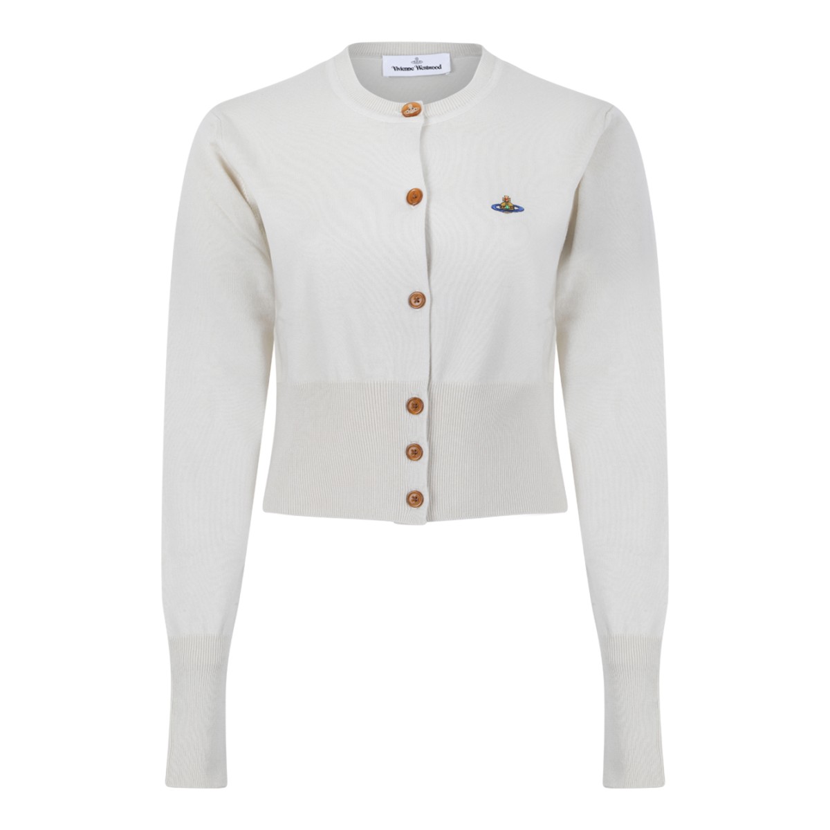 Vivienne Westwood Ivory Wool Cardigan.