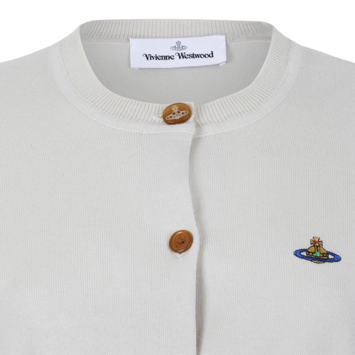 Vivienne Westwood Ivory Wool Cardigan.