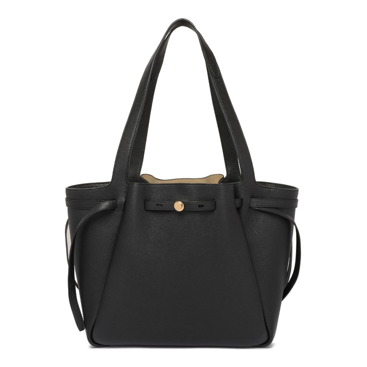 Tory Burch Black Shopping Bag.
