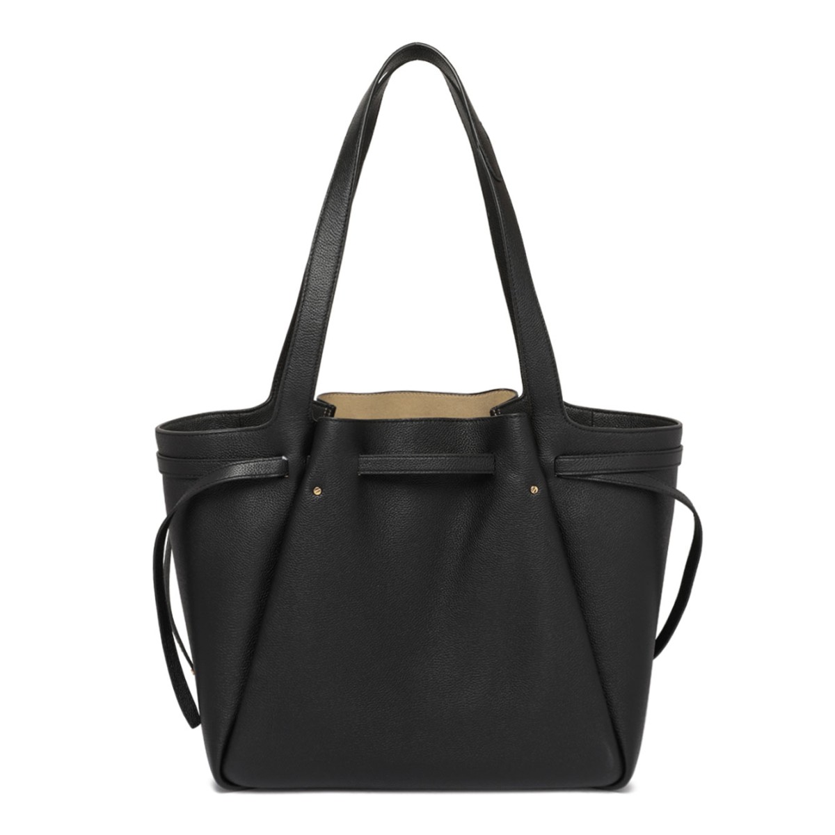 Tory Burch Black Shopping Bag.