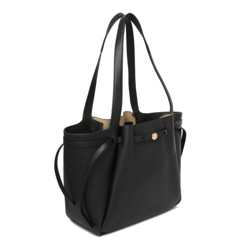 Tory Burch Black Shopping Bag.