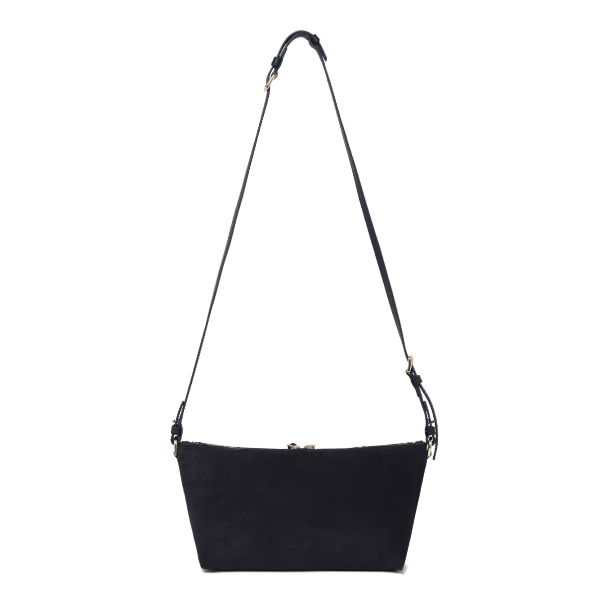 Furla Black Leather Crossbody Bag.