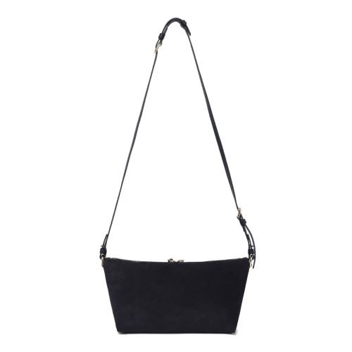 Furla Black Leather Crossbody Bag.
