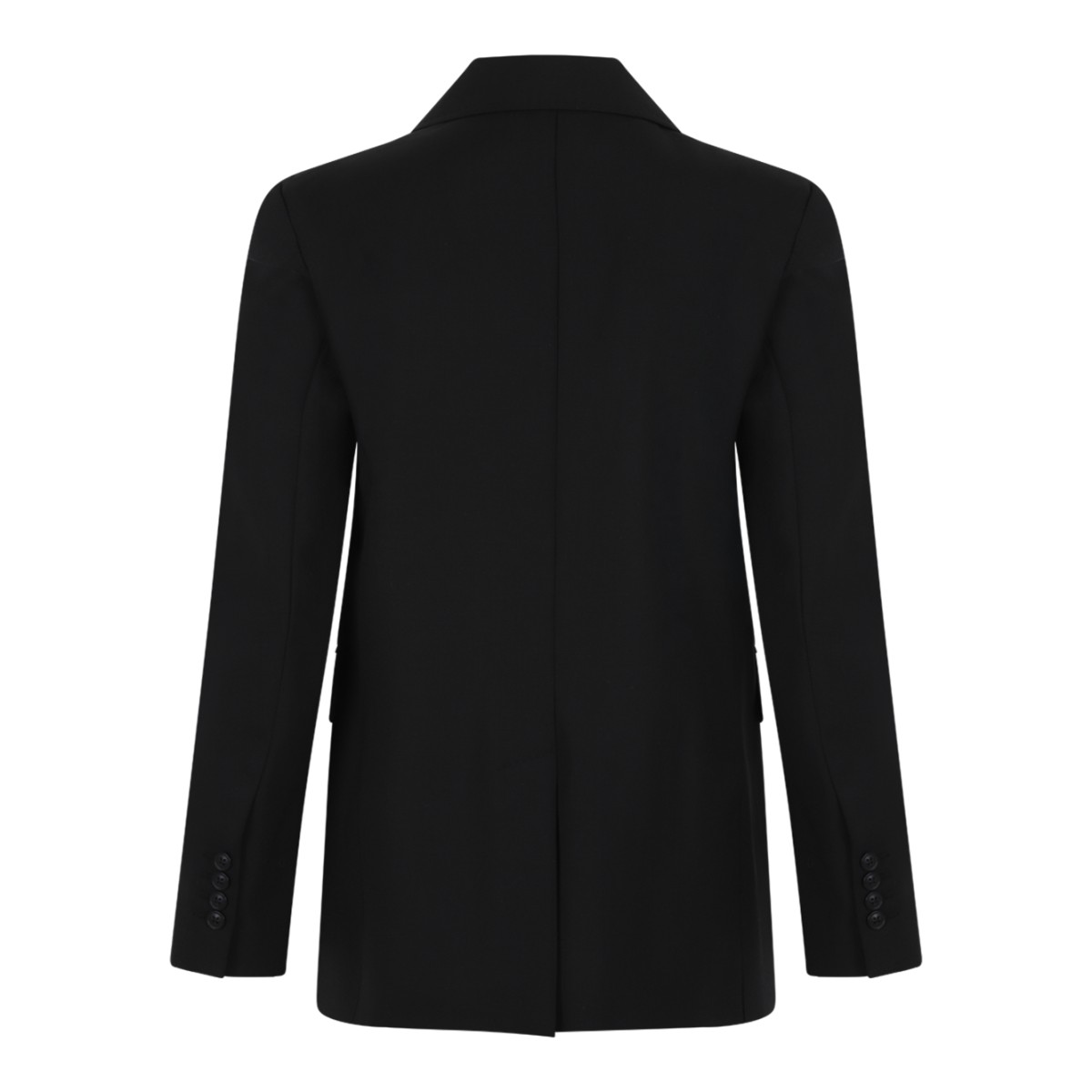 Max Mara Black Tailored Wool Blazer.