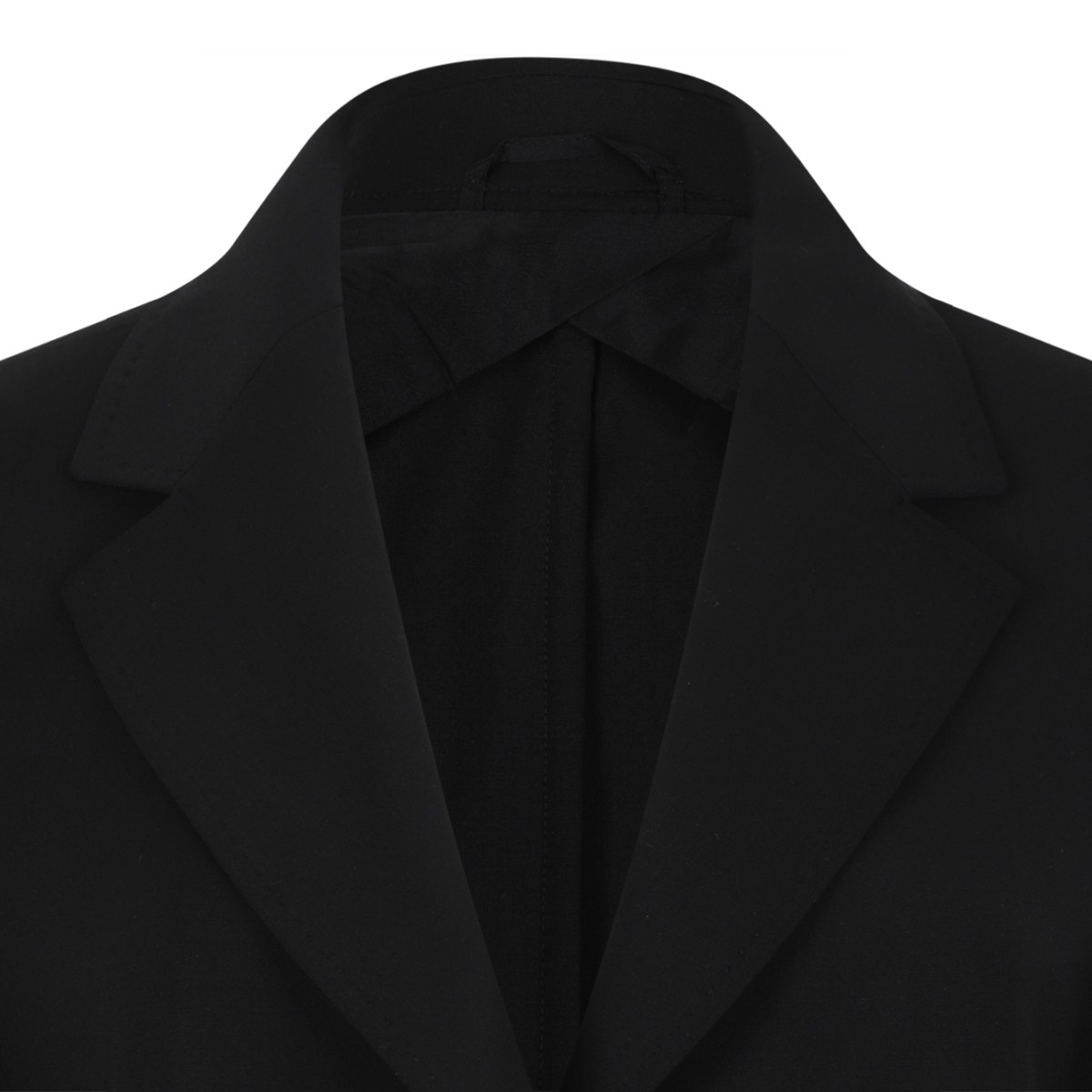 Max Mara Black Tailored Wool Blazer.