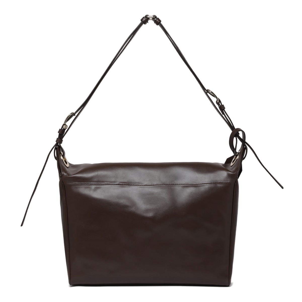 Furla Brown Leather Shoulder Bag.