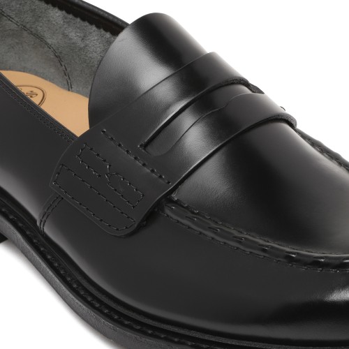 Church's Black Leather Penny Loafers.