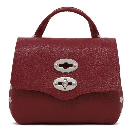 Zanellato Postina Red Leather Top Handle Bag.