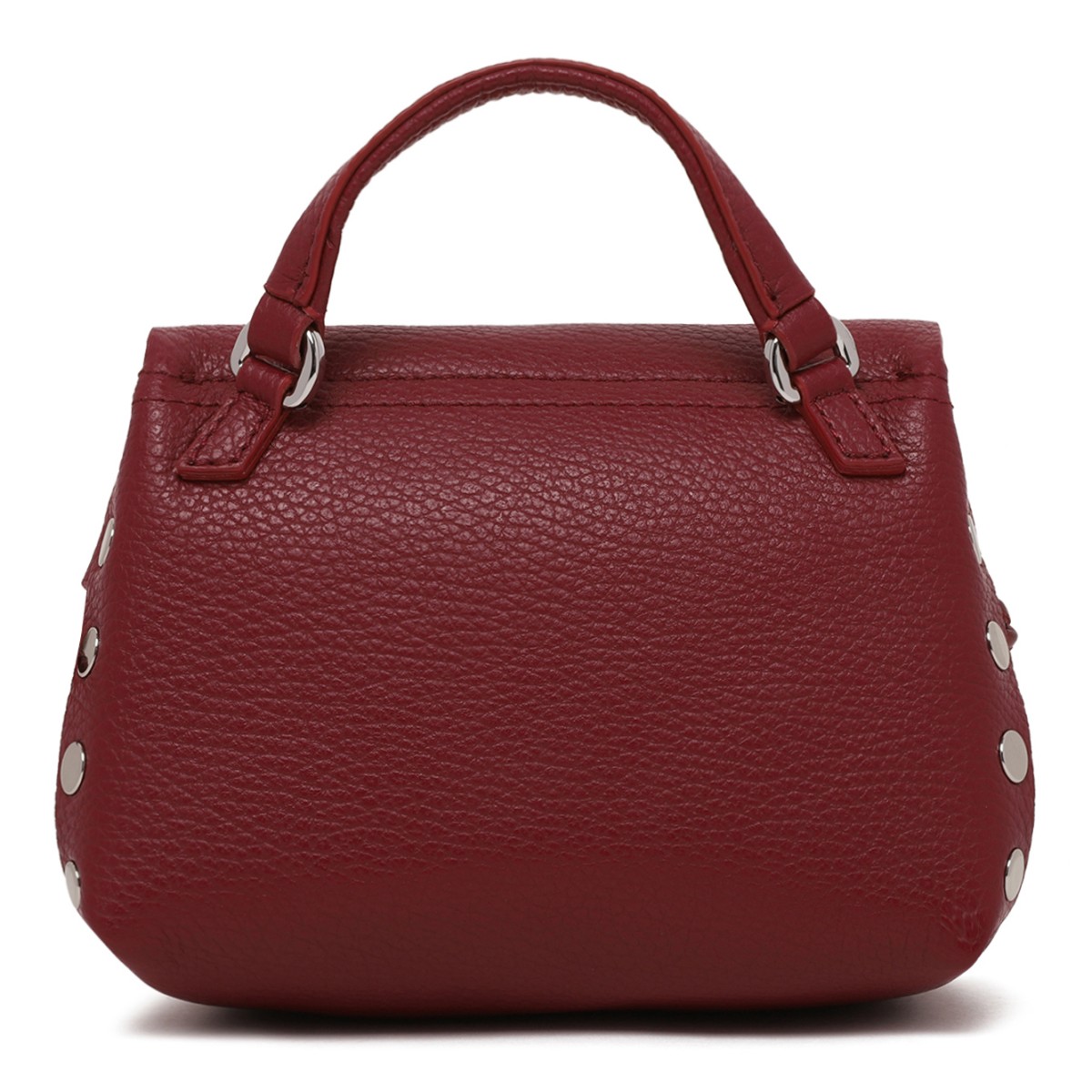 Zanellato Postina Red Leather Top Handle Bag.