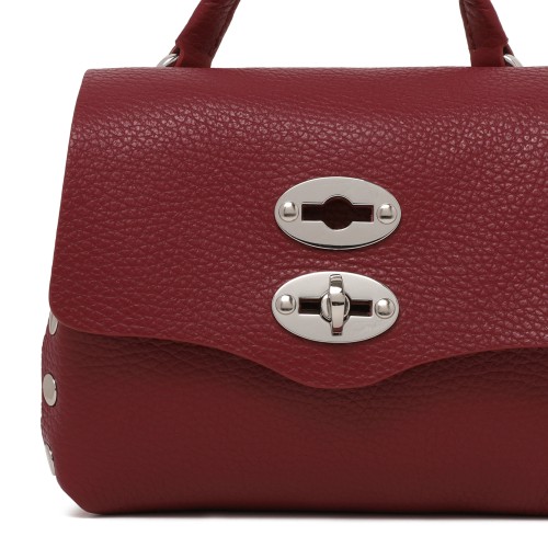 Zanellato Postina Red Leather Top Handle Bag.