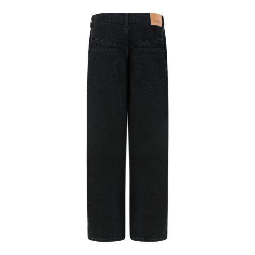 Isabel Marant Black Straight-Leg Jeans. 2
