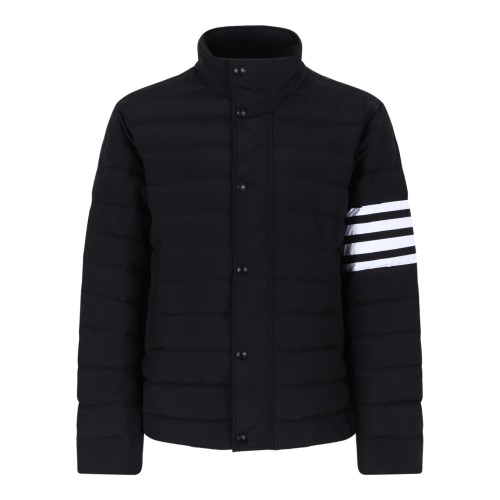 Thom Browne Black Quilted Down Jacket.