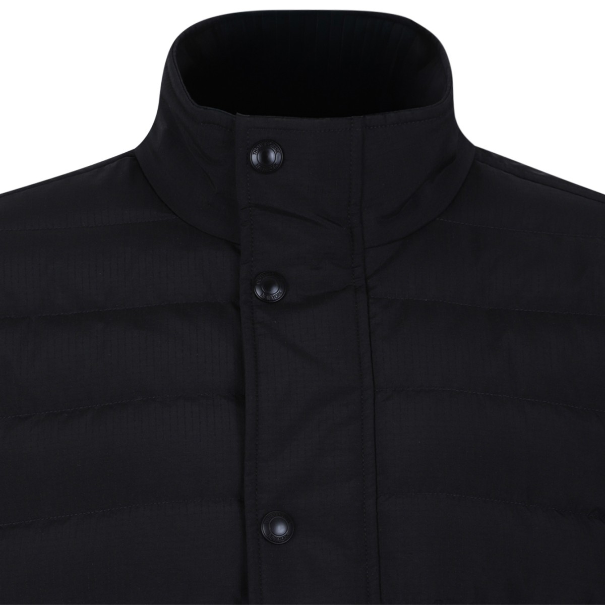 Thom Browne Black Quilted Down Jacket.