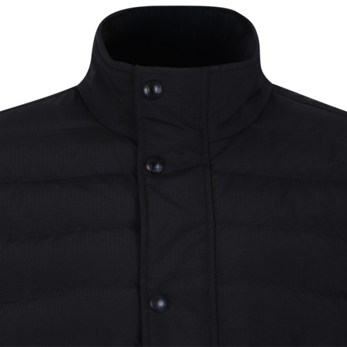 Thom Browne Black Quilted Down Jacket.