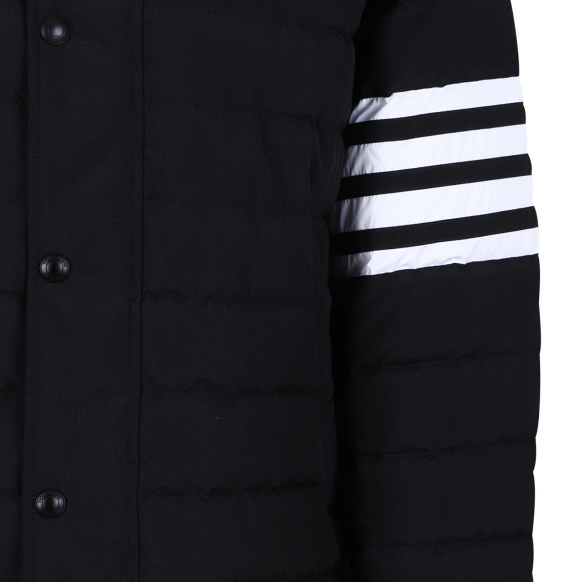 Thom Browne Black Quilted Down Jacket.