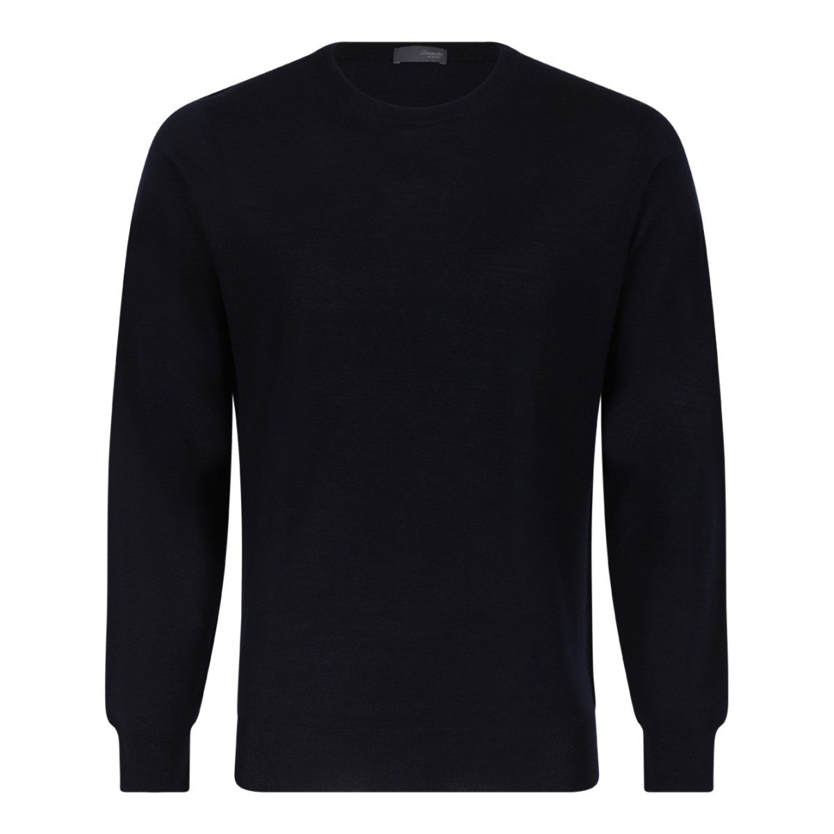 Drumohr Navy Merino Wool Sweater.