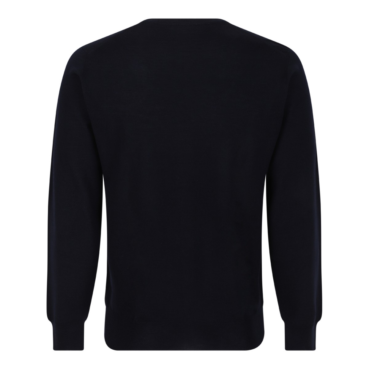 Drumohr Navy Merino Wool Sweater.