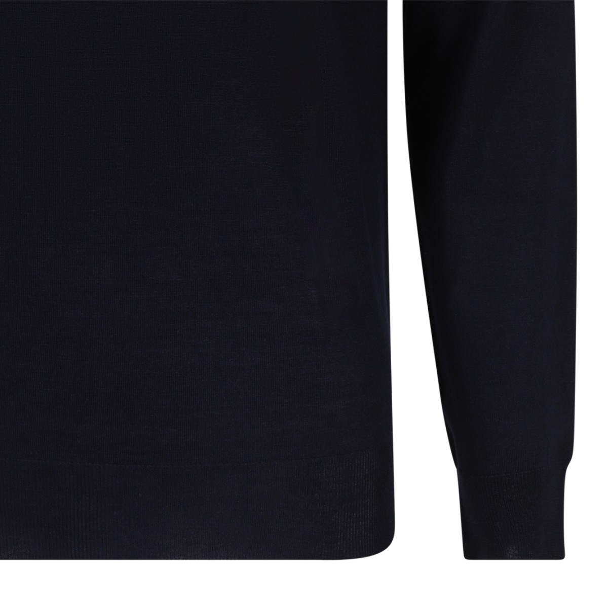 Drumohr Navy Merino Wool Sweater.
