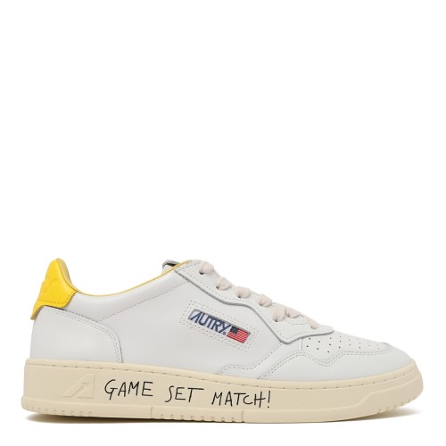 Autry Game Set Match White Leather Sneakers.