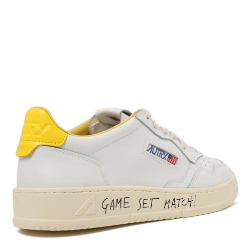 Autry Game Set Match White Leather Sneakers.