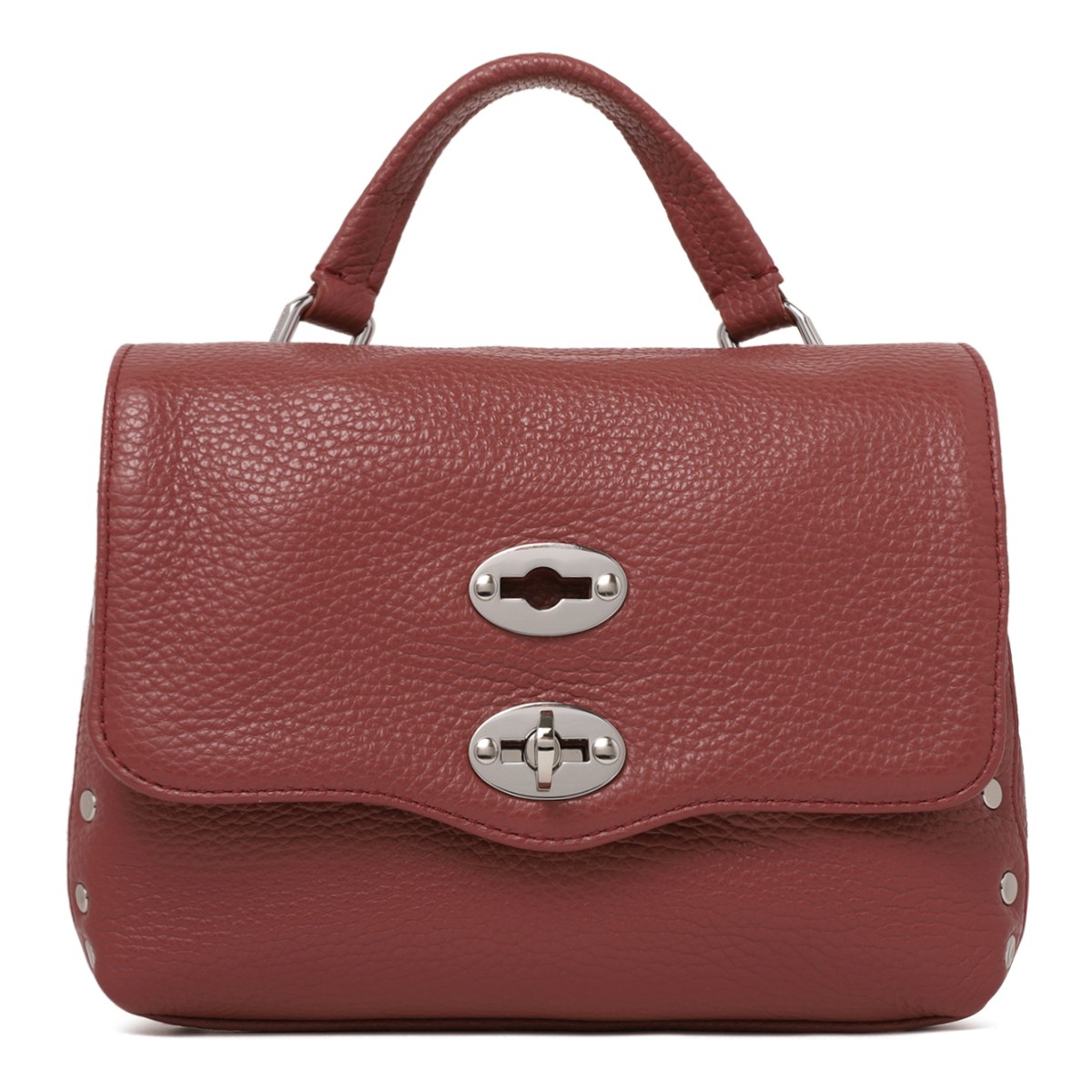 Zanellato Postina Brown Leather Top Handle Bag.