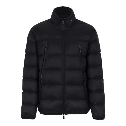 Moncler Black Quilted Down Jacket.