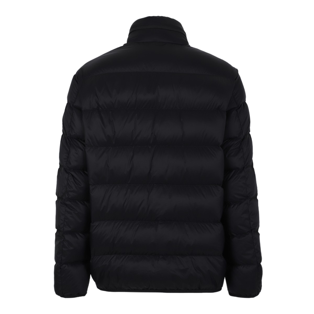 Moncler Black Quilted Down Jacket.
