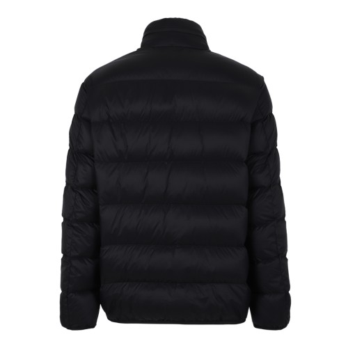 Moncler Black Quilted Down Jacket.