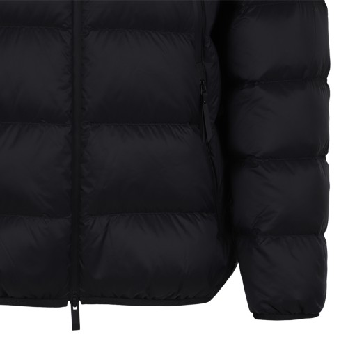 Moncler Black Quilted Down Jacket.
