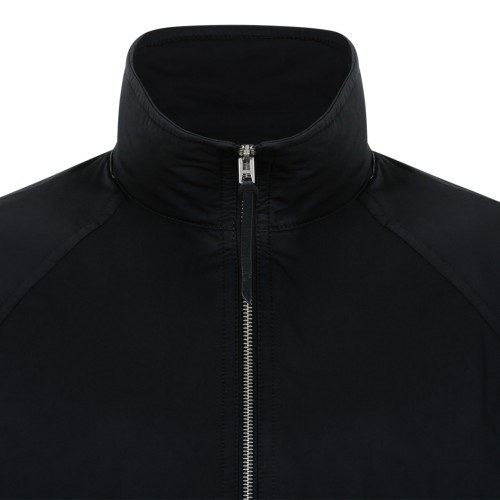 Tom Ford Black Technical Bomber Jacket.
