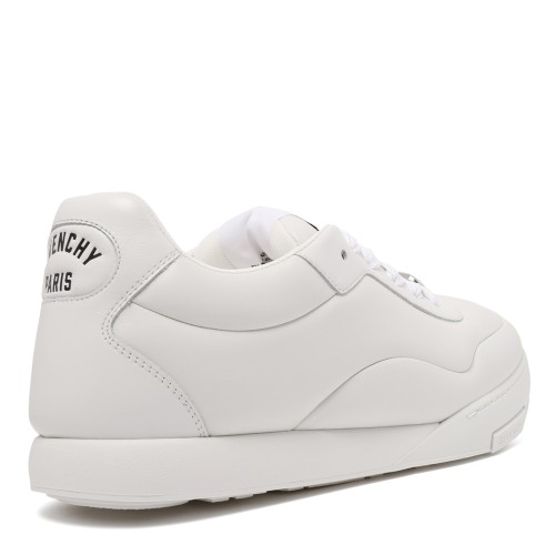 Givenchy White Leather Low-Top Sneakers.