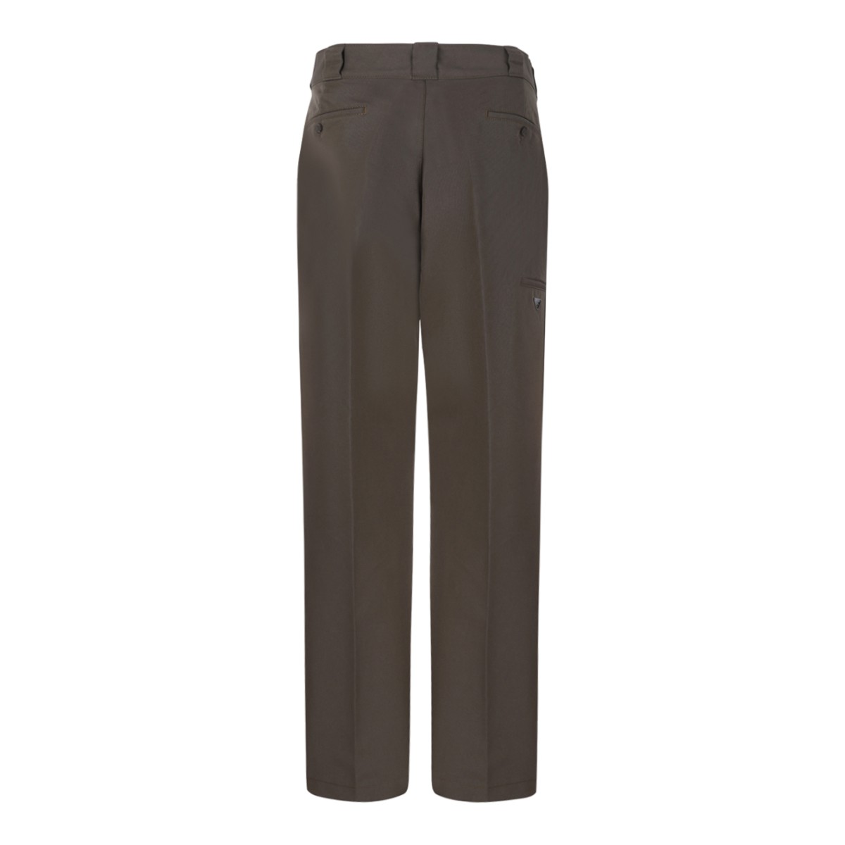 Prada Brown Tailored Wool Trousers.
