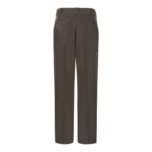 Prada Brown Tailored Wool Trousers.
