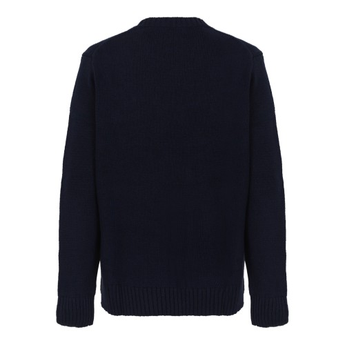Polo Ralph Lauren Navy Polo Bear Wool Sweater. 2