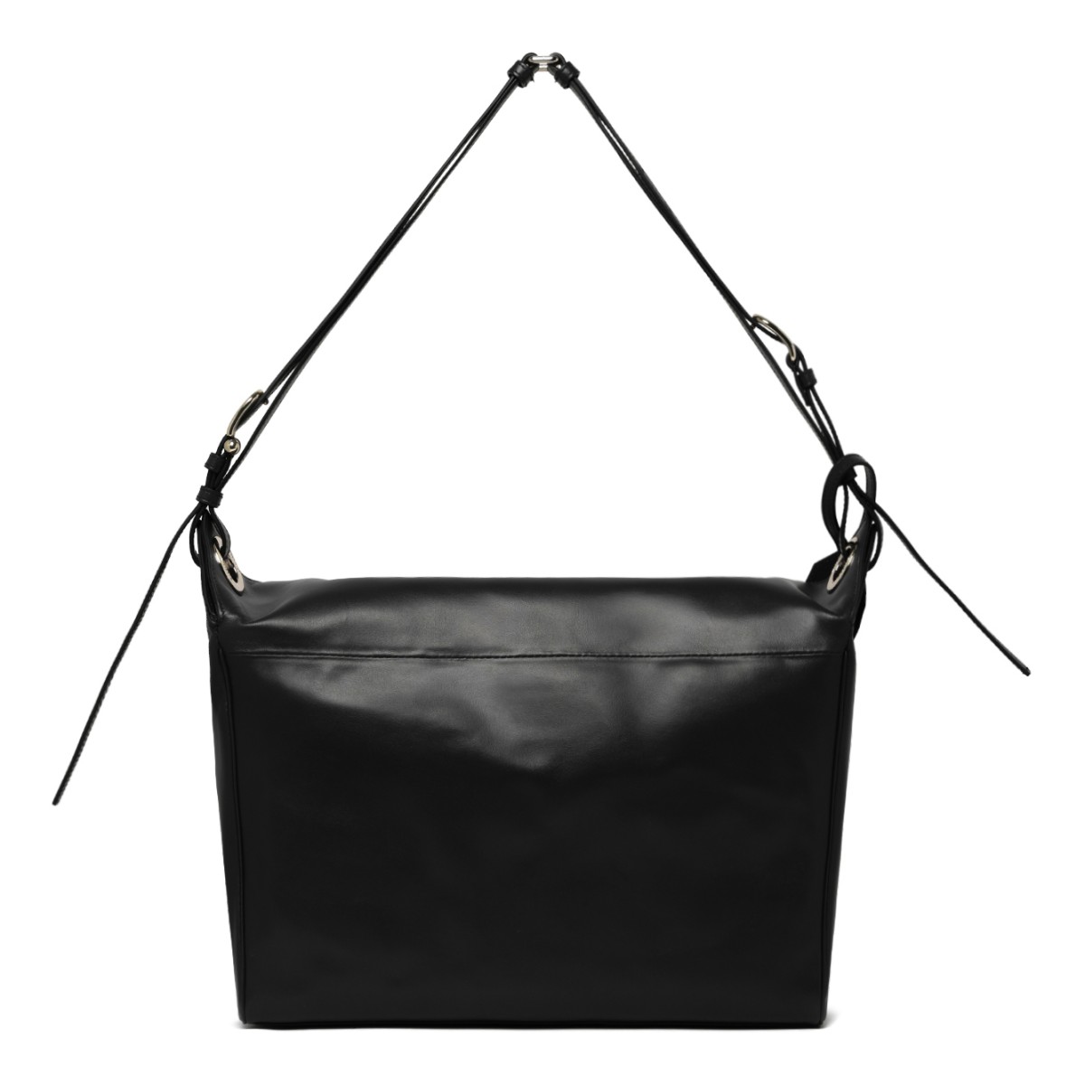 Furla Black Leather Shoulder Bag.