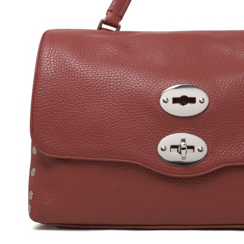 Zanellato Postina Brown Leather Top Handle Bag.