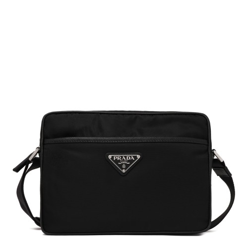 Prada Black Re-Nylon Crossbody Bag. 