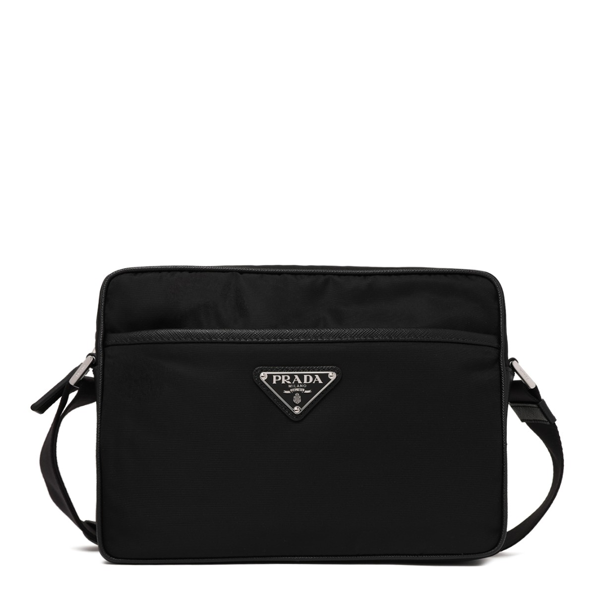 Prada Black Re-Nylon Crossbody Bag. 