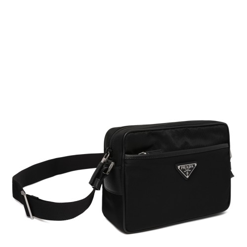 Prada Black Re-Nylon Crossbody Bag. 