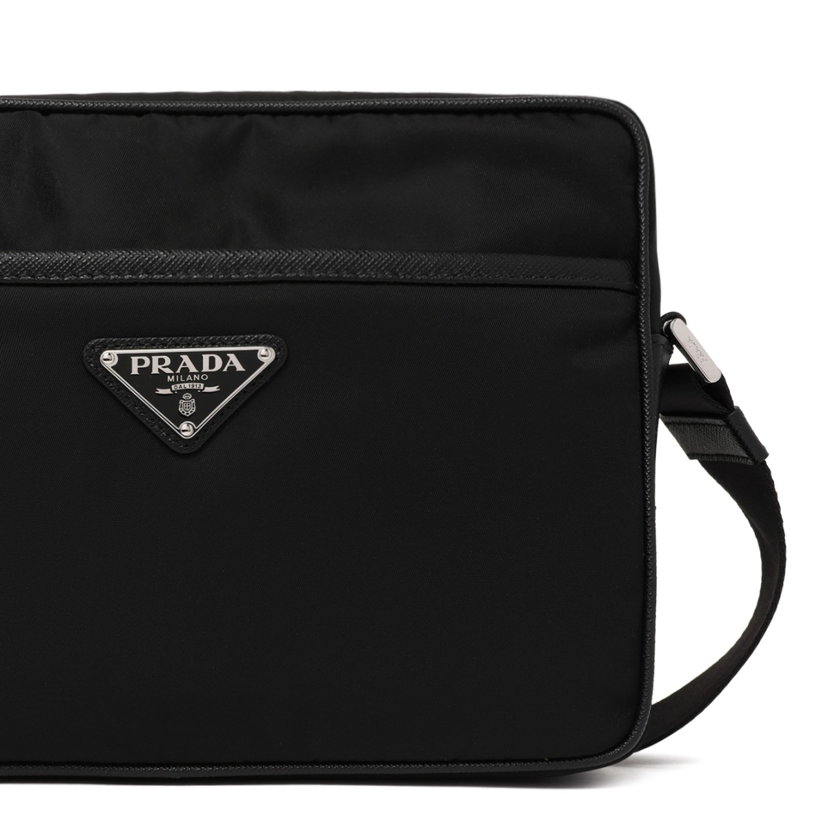 Prada Black Re-Nylon Crossbody Bag. 