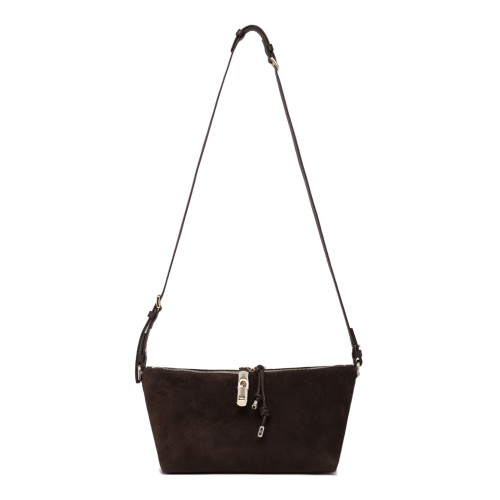 Furla Brown Leather Crossbody Bag.