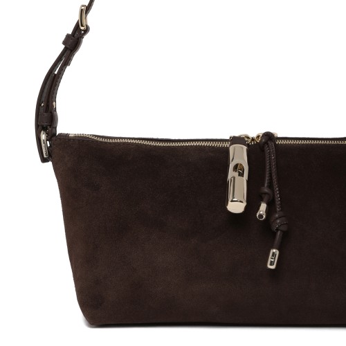 Furla Brown Leather Crossbody Bag.