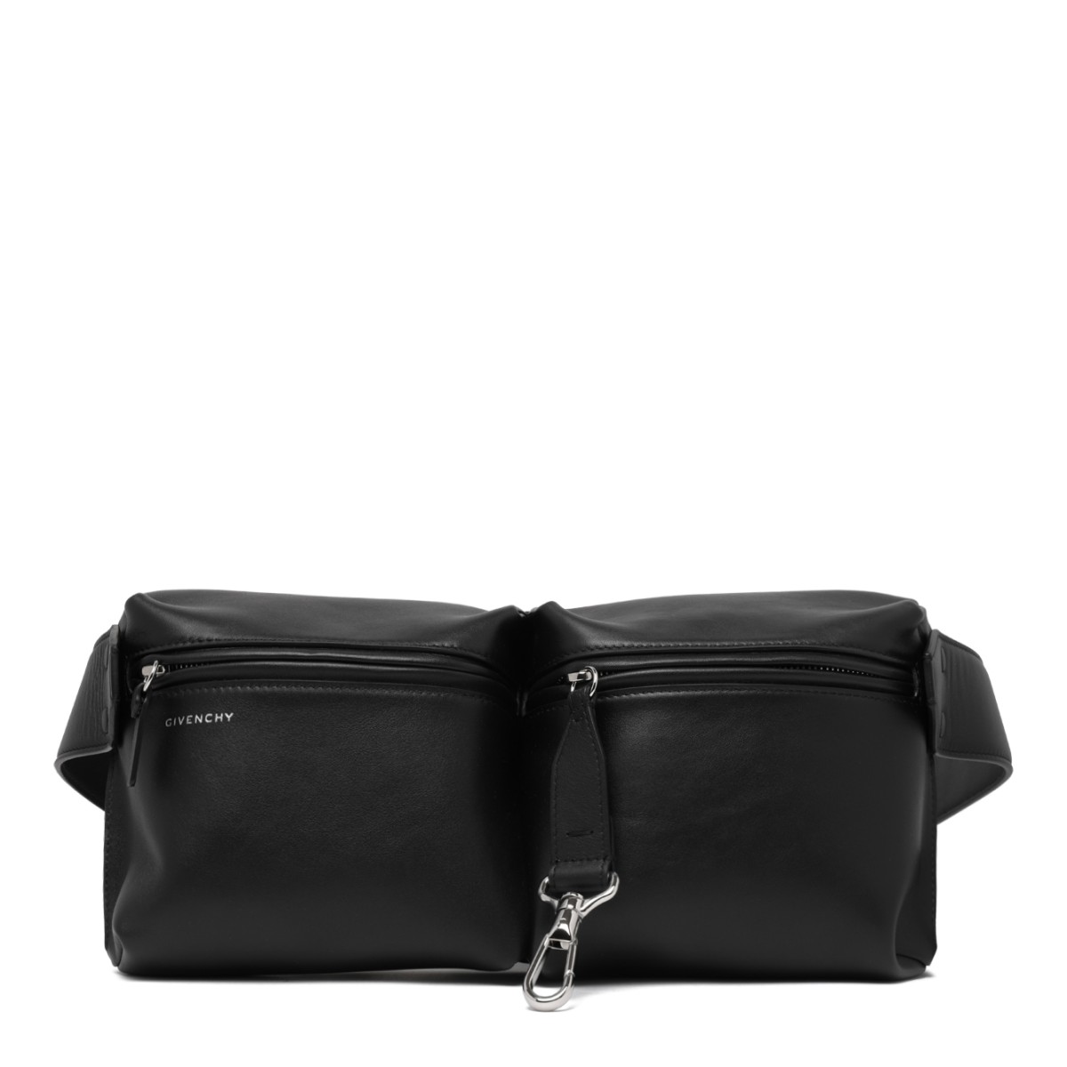 Givenchy Black Leather Belt Bag.