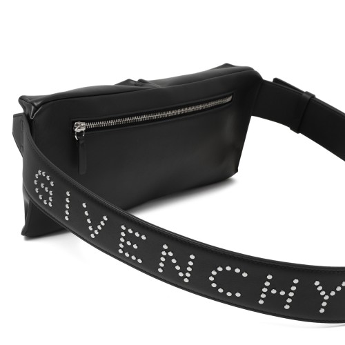 Givenchy Black Leather Belt Bag.