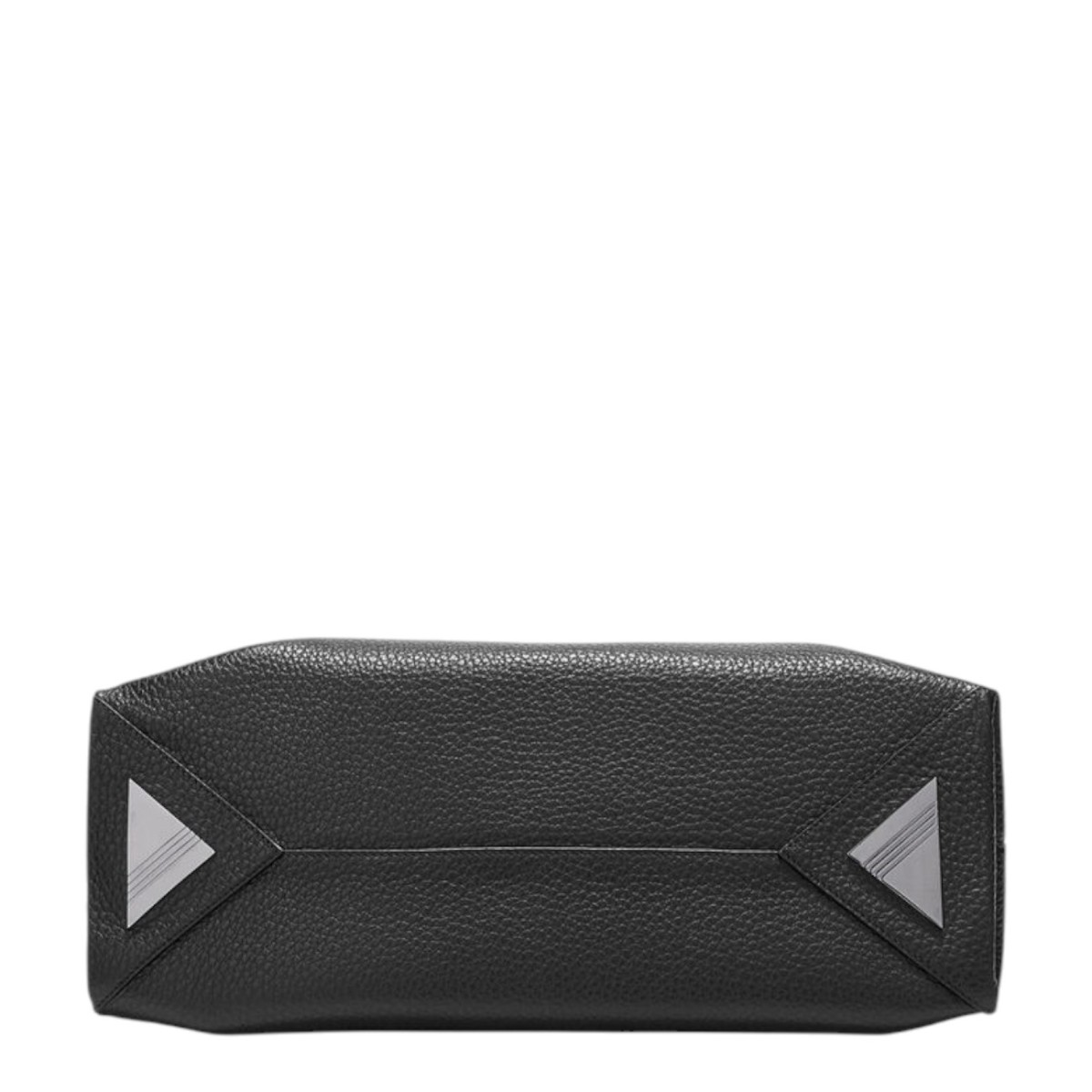 The Attico Black Leather Tote Bag.
