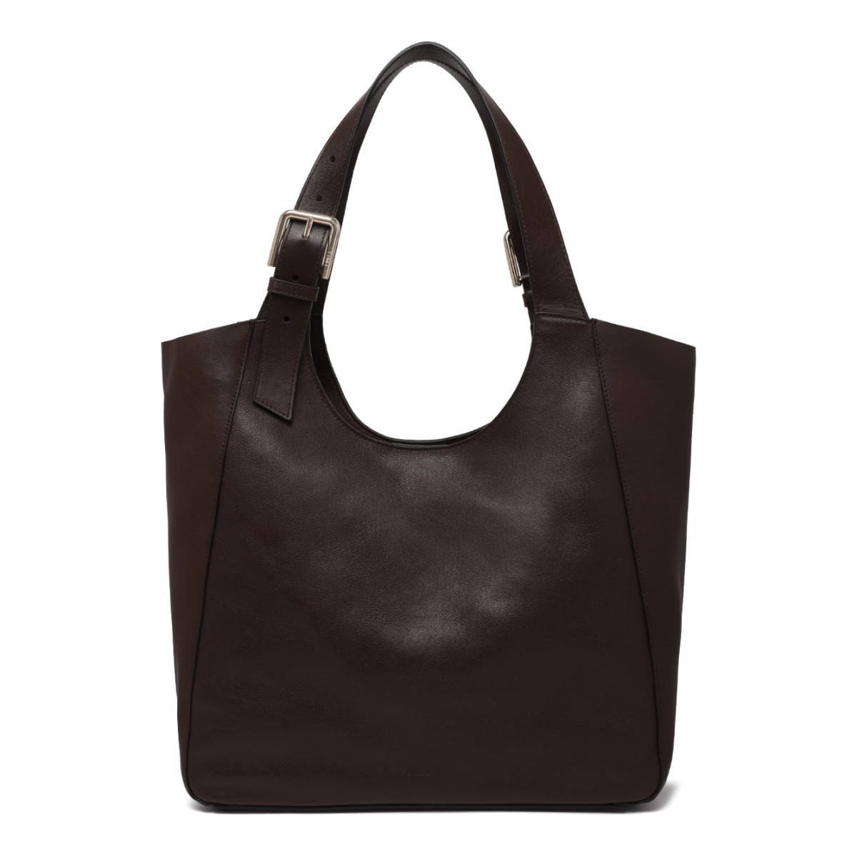 Furla Brown Leather Tote Bag.
