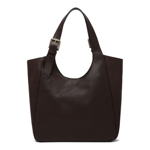 Furla Brown Leather Tote Bag. 2