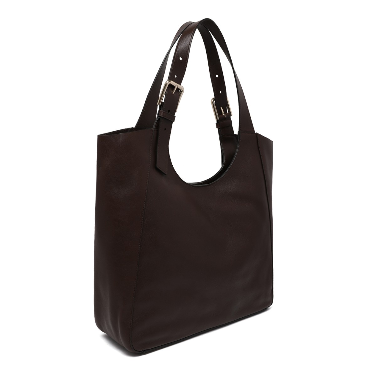 Furla Brown Leather Tote Bag.
