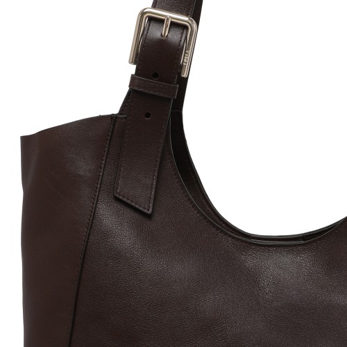 Furla Brown Leather Tote Bag.