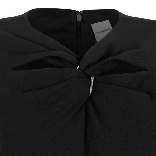 Calvin Klein Black Sleeveless Jumpsuit.